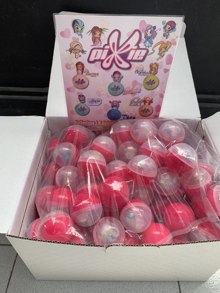 Palline per distributore di palline diametro 50mm - 252 Sorprese/gusci PIXIE - Immagine 2 di 4