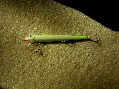 Esca Galleggiante Rapala Original Floating F18-SFC, Colore Silver Fluorescent Chartreuse