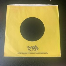 BESERKLEY RECORDS COMPANY SLEEVE for 7" Vinyl VG 