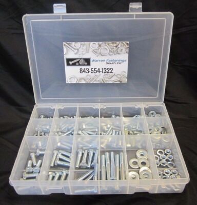 Metric Class 10.9 Bolt, Nut & Washer Assortment 334 Pieces With Plastic Drawer