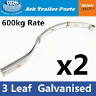 <!--F#f_0-->Ark 2x Galvanised 3 Leaf Slipper Leaf Spring 1/2
