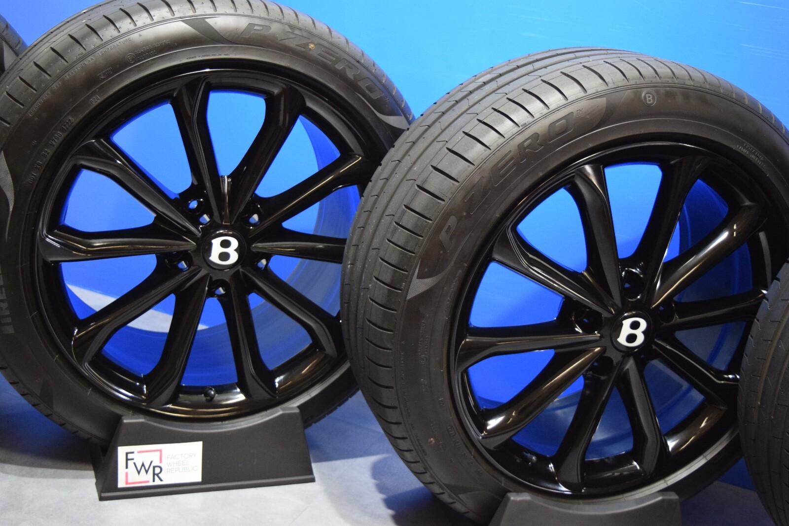 20" Bentley Continental GT GTC Flying Spur FACTORY OEM wheels rims black 20 inch