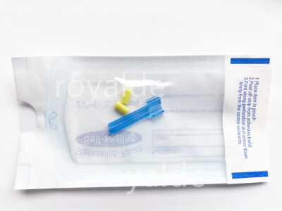 #ad 2 50Kit Dental Blue Bar Yellow Clips Bolt Inserts Overdenture Attachment $112.80