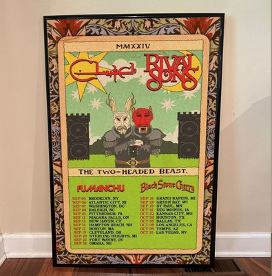 Clutch + Rival Sons 2024 Poster