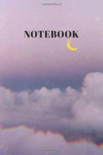 Moon in a cloudy sky 6 x 9 Lined Journal Notebook - Imagen 1 de 1