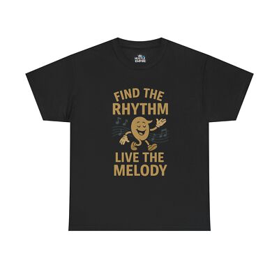 Music Note Rhythm Unisex Tee - Walk to the Melody, Musical Line Shirt, Musician
