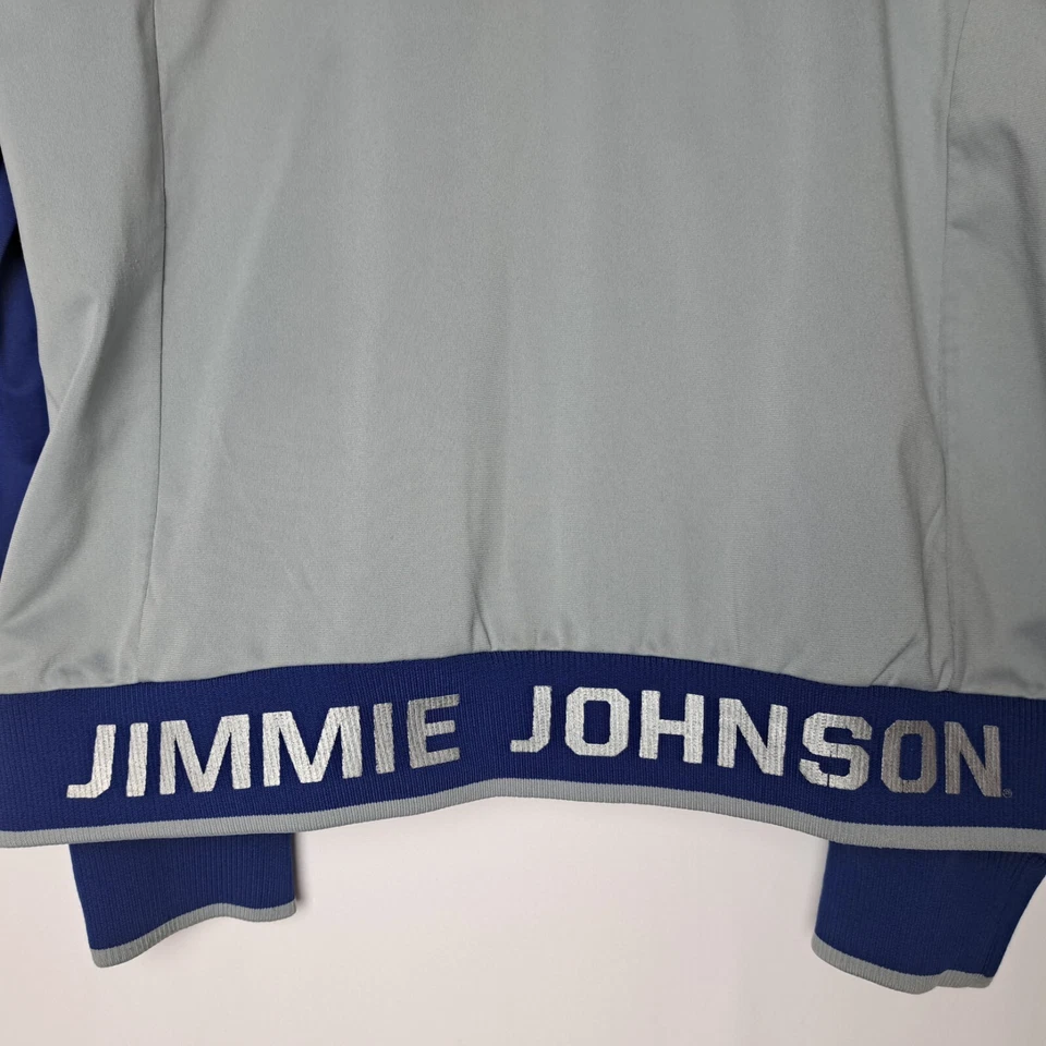 Chaqueta Nascar G-III 4her para mujer XL azul cremallera completa #48 Jimmie Johnson Carl Banks Foto 3 de 4