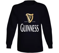 Guinness Beer Alcohol Drink Long Sleeve T Shirt