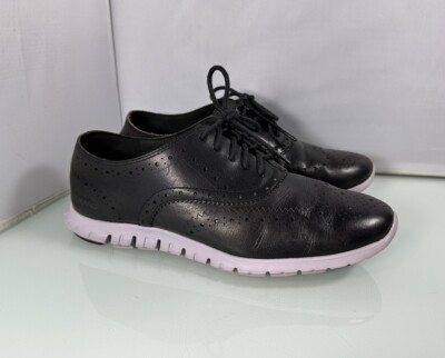 靴 COOE HANN Cole Haan Women's 6.5 B Zerogrand Wing Oxford Leather Shoes