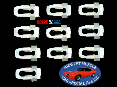 3/8"-5/8" Trim Molding Moulding Clips Nuts Fits Chrysler Dodge