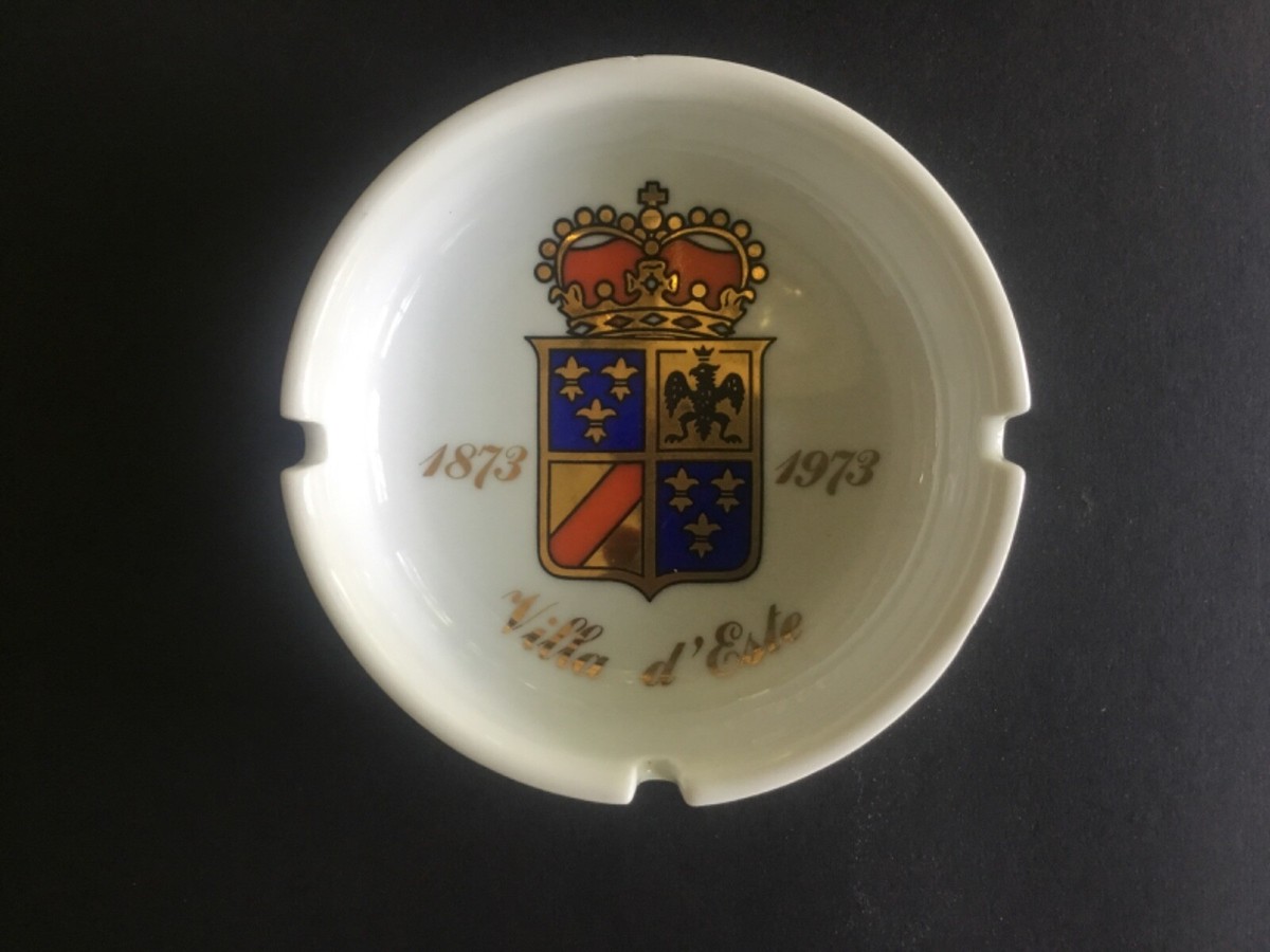 Richard Ginori Villa d'Este灰皿 ビンテージ　希少 Collectible Ashtray / Trinket Dish - Villa d' Este, Italy - R