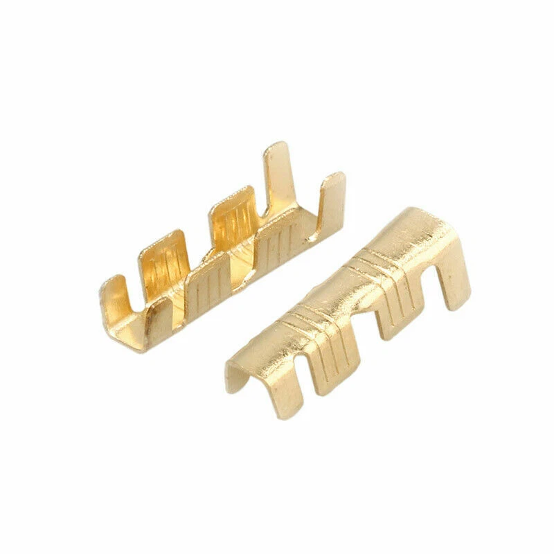 1000pcs 0.5-1.5mm2 U-shaped Terminal Tab Cold Inserts Cable Wire Connectors Kit - Image 2 of 4
