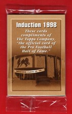 Topps Class of 1998 Pro Football Hall of Fame Complete HOF Sealed Card Set