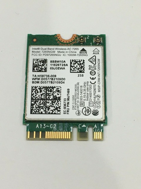 Intel 7265ngw Dual Band Wireless Ac Network Card For Sale Online Ebay