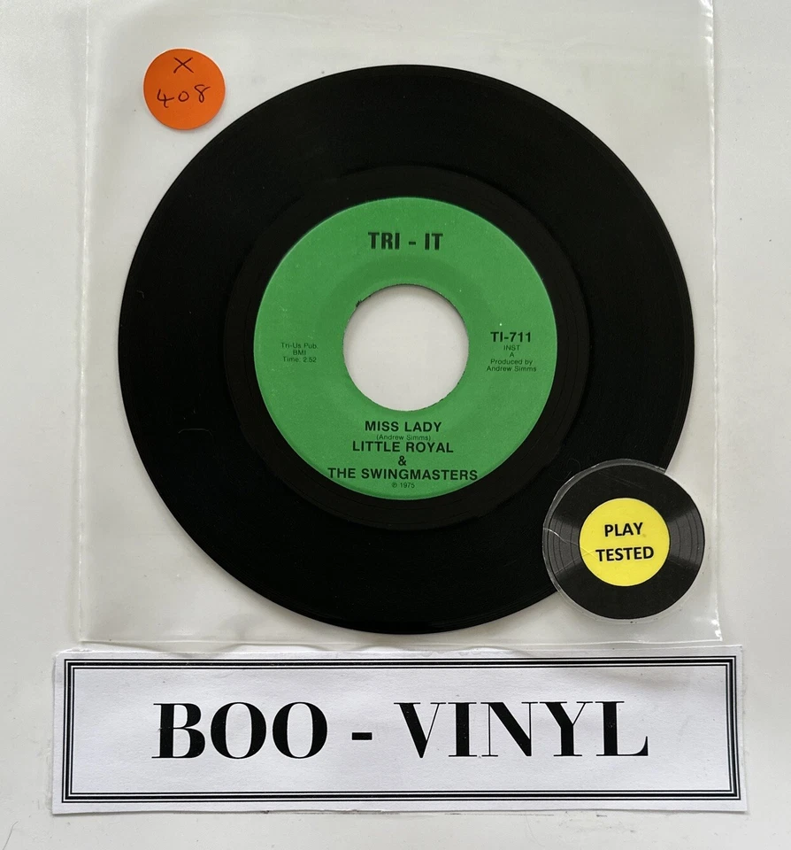 Little Royal & The Swingmasters - Miss Lady 7” northern soul / funk / Soul Vinyl - Bild 2 von 4