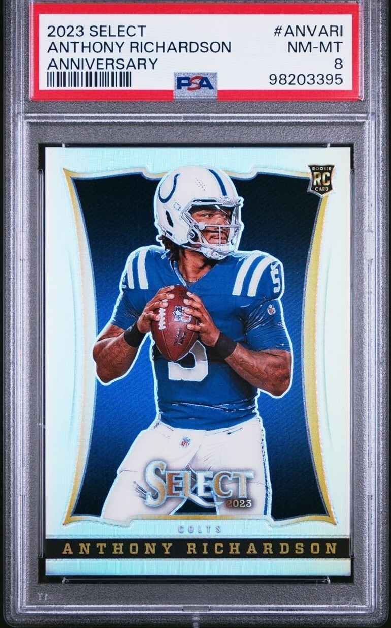 2023 Panini Select Rookie Anniversary Anthony Richardson RC Silver Prizm Colts