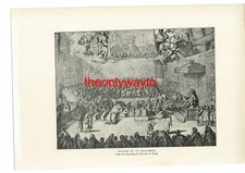 William III In Parliament, Book Illustration (Print), 1903