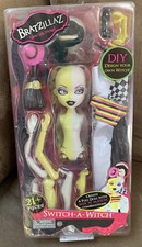BRATZILLAZ GLAM GETS WICKED SWITCH-A-WITCH DOLL 21 PIECES MIX  MATCH WOW 
