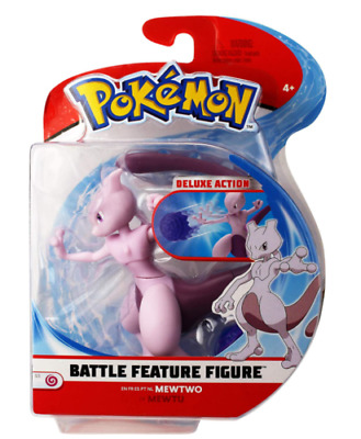 POKEMON BATTLE FIGURE 2 PACK - Features 2-Inch Mew & 4.5-Inch