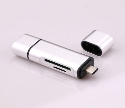 All in 1 Type C Micro USB SD TF Card Reader for Samsung S8 S9 Plus Huawei P20 LG - Picture 7 of 12