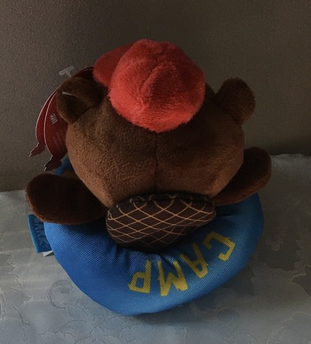 NWT Bark Box Squeak Away Camp Lil Bucky • Crinkle Chew Dog Toy M • Attaboy - Picture 2 of 4