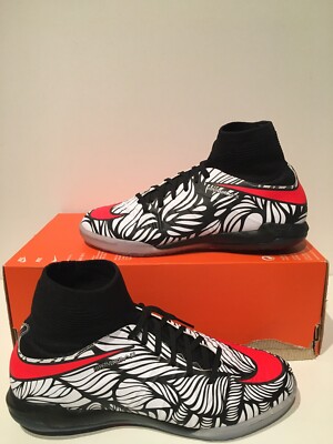 Nike JR HypervenomX Proximo NJR IC Neymar Black White Crimson sz