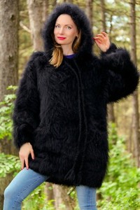 fluffy angora jumpers ebay