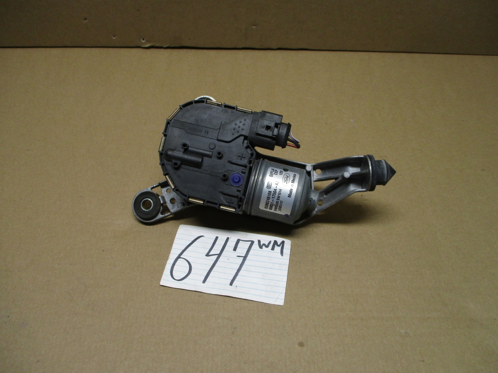 15 16 Nissan Fit Passenger Side Rear Wiper MOTOR #393-WM