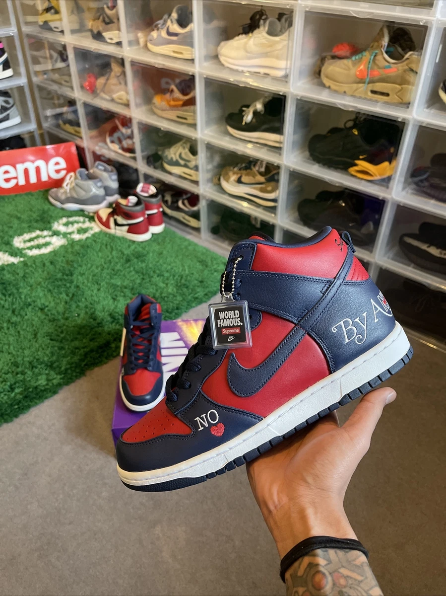 Nike Dunk High Supreme Red for Sale | Authenticity Guaranteed