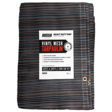 12x14 Vinyl Coated Multi-Color Mesh 12oz Tarp Dump Truck Cover Landscape Trailer