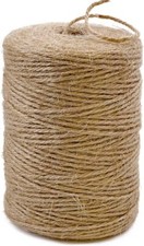Natural Jute Twine Brown 2mm 600ft   Crafts, Wrapping, Gardening, Crochet