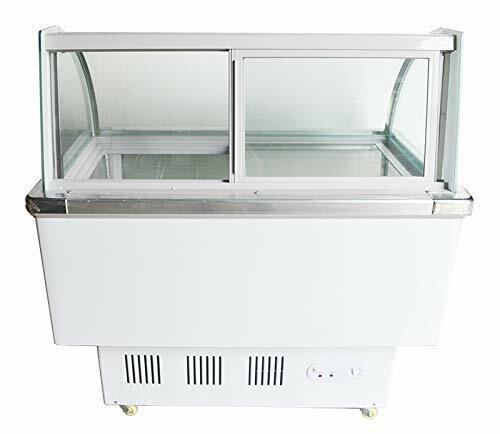Commercial Display Cooler Refrigerated Display Case Ice Cream Gelato Showcase - Picture 3 of 6