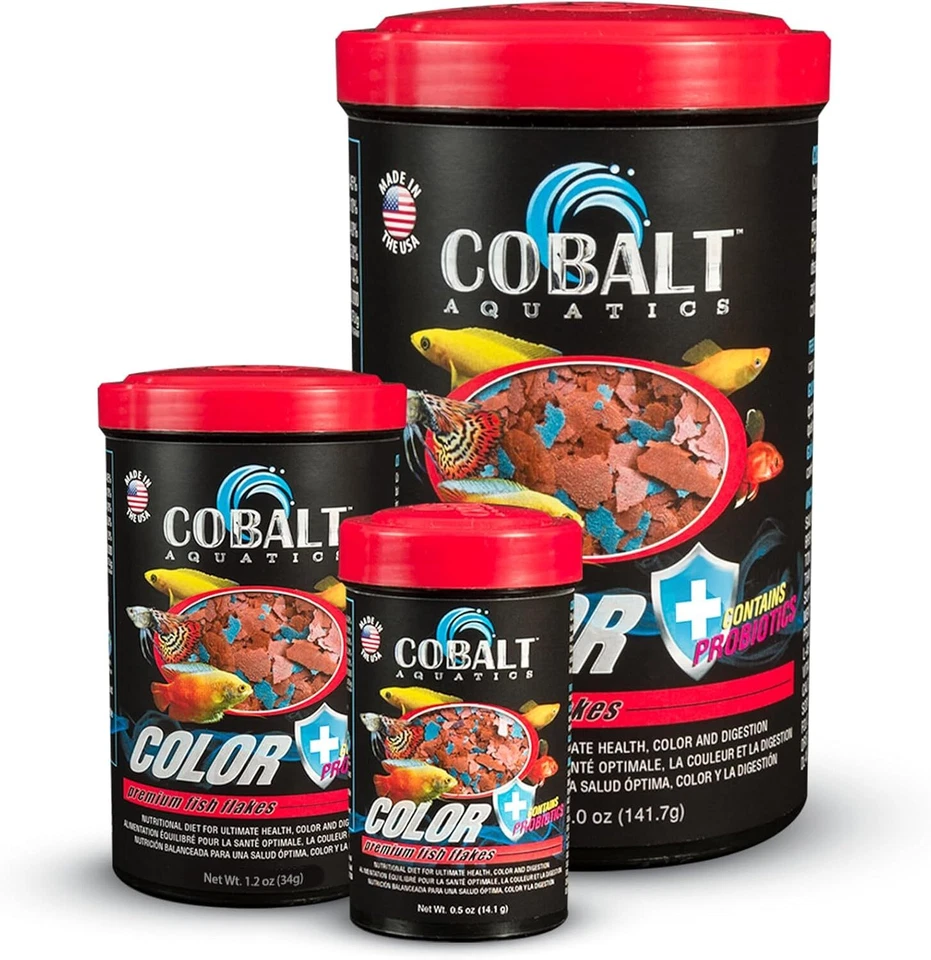 Cobalto Aquatics Color Mejora Copos Azules con Probióticos 5 OZ - Ideal para Todos Foto 2 de 4