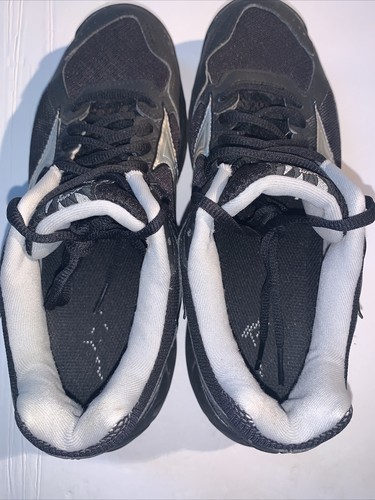 Mizuno Womens Wave Super Sonic Volleyball Shoes Black V1GC184003 Lace Up 9.5 - Picture 7 of 9