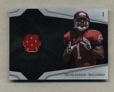2008 Upper Deck Icons Future Star Materials  Dexter Jackson Jersey (Buccaneers)