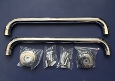 2 Pk 16  Polished Chrome Grab Bars For shower Or Bathroom