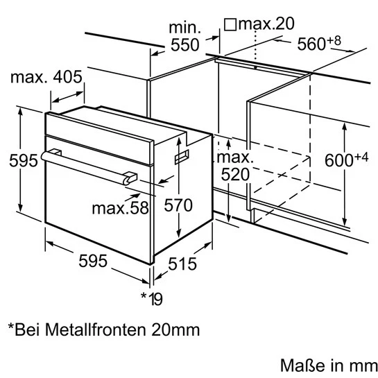 Siemens HM776GKB1, iQ700, Einbau-Mikrowen Backofen, Schwarz IQ 700 WIFI EEK: A - Bild 4 von 4