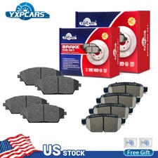 For 2019 - 2022 Mazda CX-3 2018 Mazda 3 Front & Rear Disc Ceramic Brake Pads Set