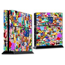 PS4 Playstation console skins decals wrap - Sticker collage