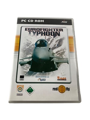 EUROFIGHTER TYPHOON PC CD-ROM Flight Simulator Rage Games 2001 Big Box Era