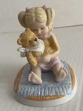 Lenox Fine Porcelain Collection Teddy Goes to the Doctor Figurine Girl Teddy