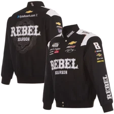 Kyle Busch 2024 JH Design #8 Rebel Bourbon Uniform Twill Jacket