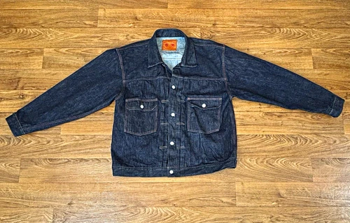 Full Count 2102XXW Type II Denim Jacket 15.5oz Japanese Selvedge Indigo Size 46 - product listing photo