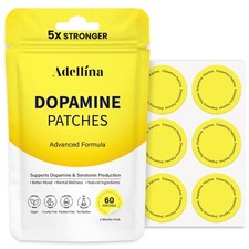 Dopamine Patches Extra Strength 60 Count: Mood Boost Patches for Daily Mental...