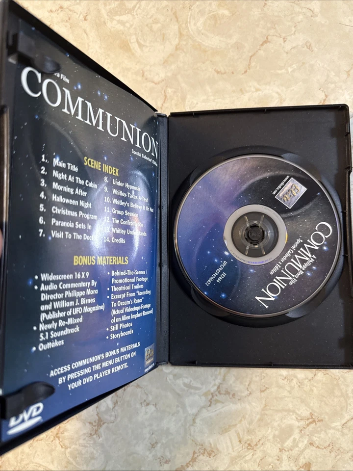 Communion (DVD, 1989) – Christopher Walken Alien Abduction Drama OOP - Image 3 of 4