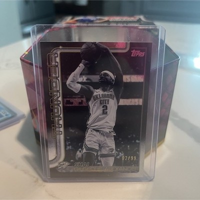 2025-26 Topps Parallel/Variety Serial Numbered Shai Gilgeous-Alexander #115 2/99