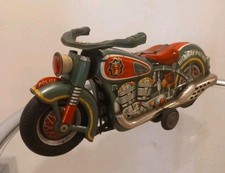 1 Roue d'origine en tôle lithographié pour moto & side car Jouets JML 54mm
