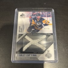 2016-17 sp game used net cord stanley cup /25 bryan rust 