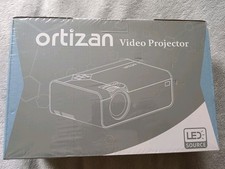 Ortizan Portable Video Projector Full HD 1080p 5000 Lumen Usb/Hdmi Led Projector