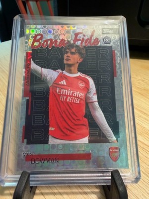 2025-26 Topps Arsenal Team Set Max Dowman #22 Bona Fide Baller Halo Holo Foil RC